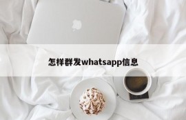 怎样群发whatsapp信息