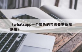 （whatsapp一个灰色的勾需要重新发送嘛）